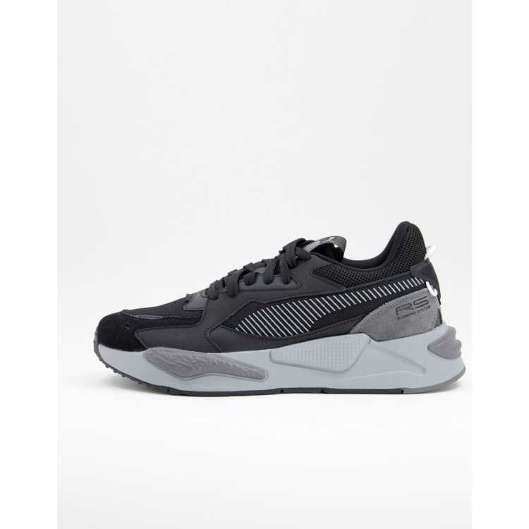 Puma rsx clearance black and grey