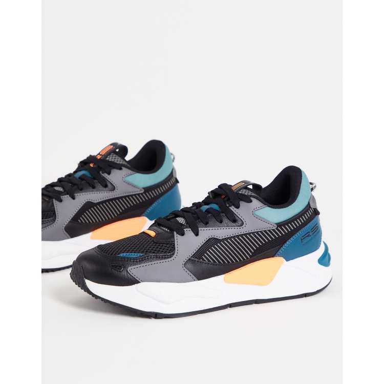 PUMA RS-Z Core sneakers in black and gray | ASOS
