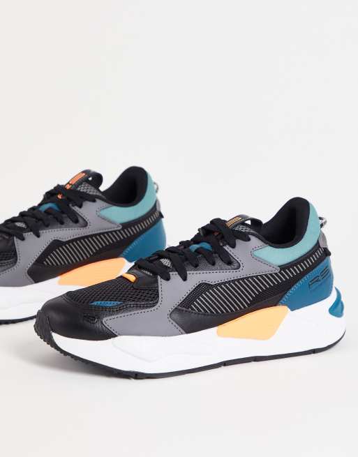 PUMA RS-Z Core sneakers in black and gray | ASOS