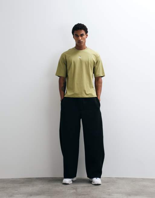Puma Run culture collective boxy graphic tee in chai latte, 3 of 5