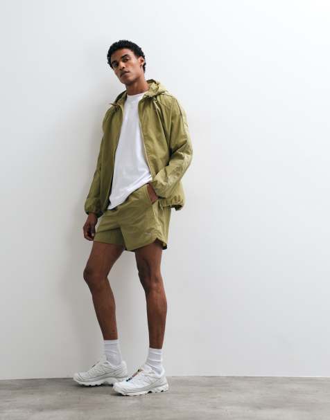 Puma Run culture collective t7 relaxed 5'' woven shorts in brown - view 1