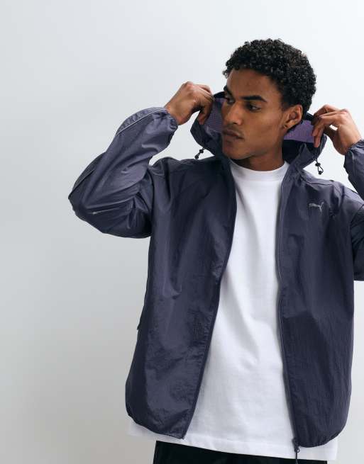 Puma Run culture collective t7 relaxed track jacket in gray, 2 of 5