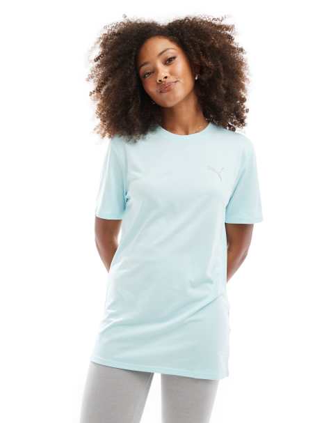 Puma - Run Favourite - Lyseblå T-shirt - view 1