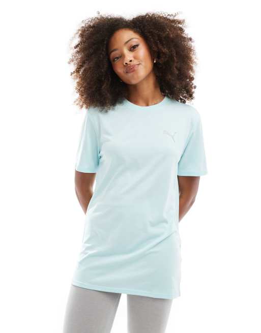 PUMA – Run Favourite – T-Shirt in meliertem Blau