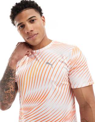 PUMA – Run Favourite – T-shirt ze wzorem