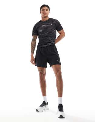 Puma Run Favourite Velocity 5" shorts in black