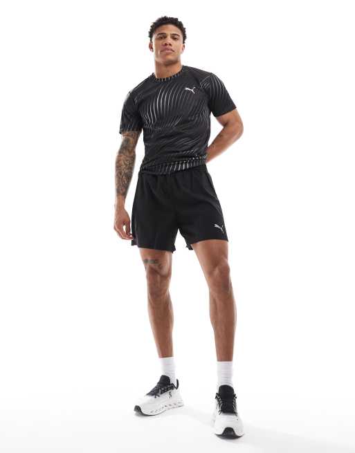 PUMA – Run Favourite Velocity – Czarne szorty o długości 5 cali