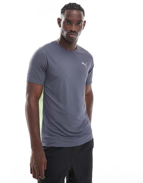 PUMA - Run Favourite Velocity - T-shirt grigia - view 1