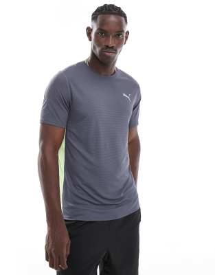 Puma Puma Run Favourite Velocity t-shirt in grey