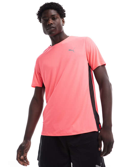 PUMA Run Favourite Velocity t shirt in sunset glow