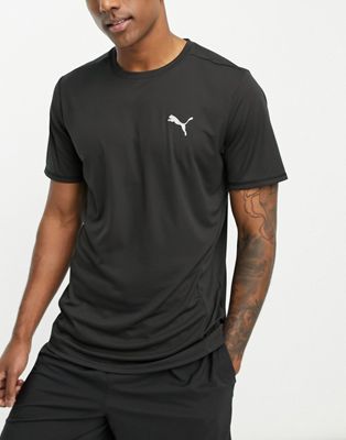 Puma Run Favourites short sleeve t-shirt in black
