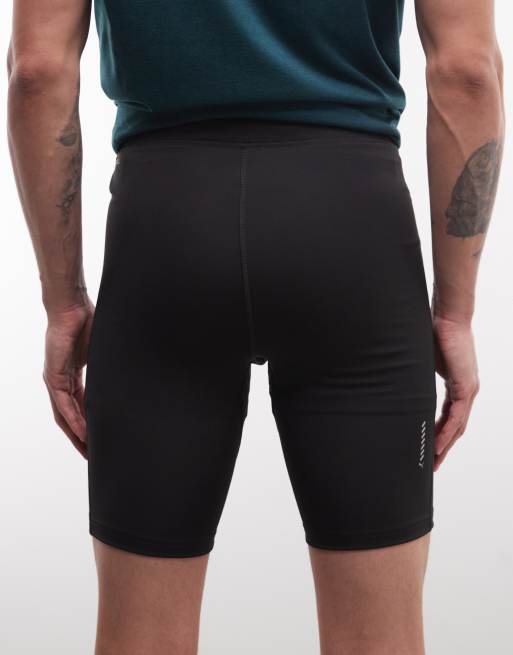 Puma Run foundation 8" short tights men in black, 5 of 5