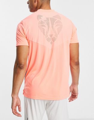 Puma Run laser cat t-shirt in peach