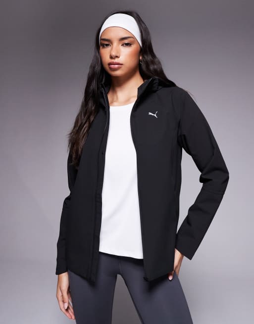 Puma Run raincell jacket in puma black