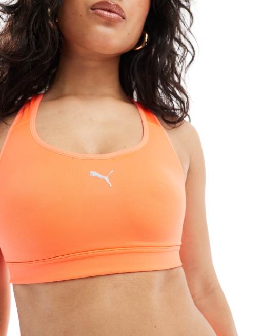 PUMA Run - Reggiseno sportivo rosso, 2 di 4