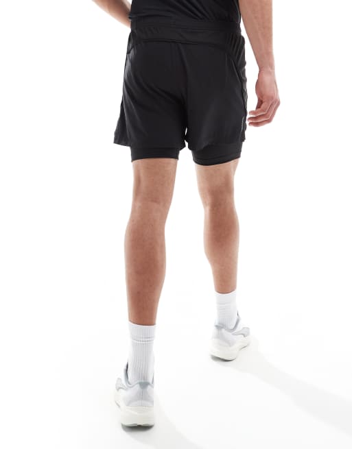 Puma Run Velocity 2 in 1  shorts in black, 3 of 5