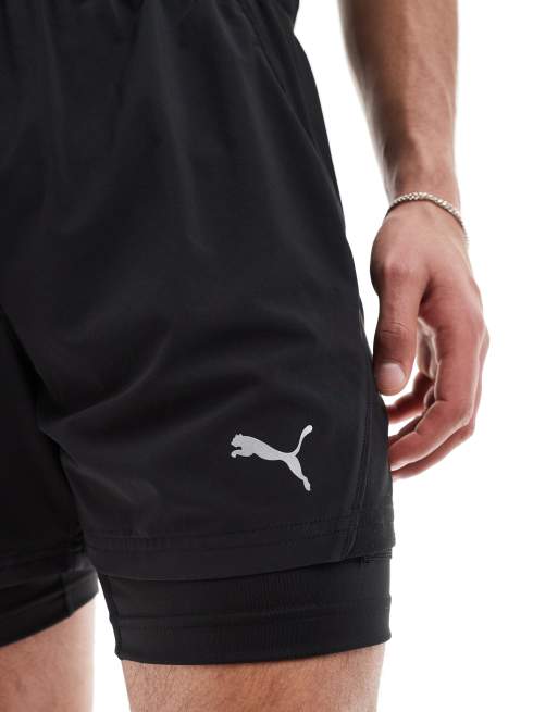 Puma Run Velocity 2 in 1  shorts in black, 4 of 5