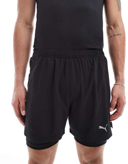 Puma Run Velocity 2 in 1  shorts in black, 5 of 5