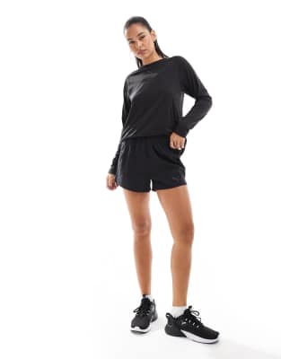 Run Velocity 3-inch shorts in black