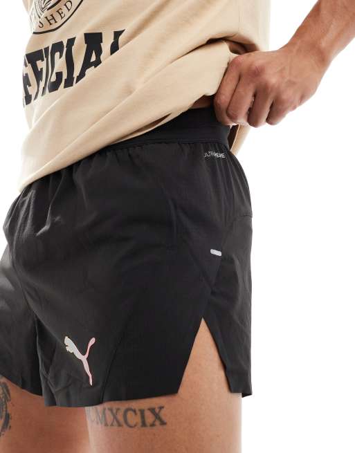 Puma Run velocity 3 running shorts in puma black q3