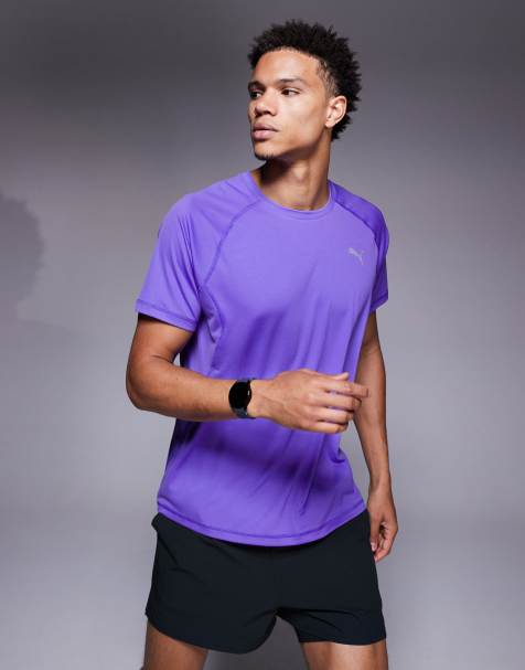 PUMA - Run Velocity - Lilla T-shirt - view 1