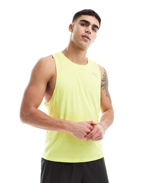 PUMA - Run Velocity - Limegrøn tanktop - view 1