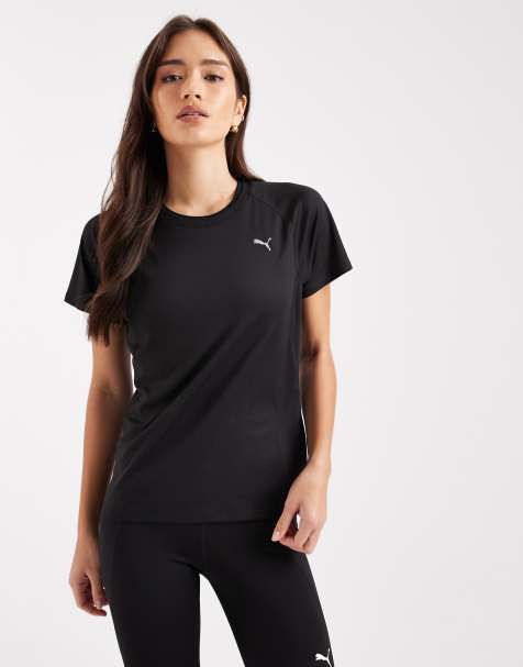PUMA Run Velocity poly t-shirt in black - view 1