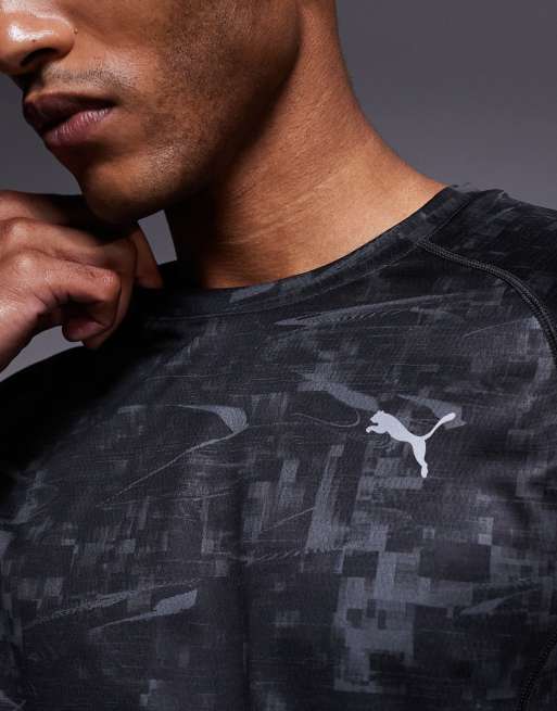 PUMA Run Velocity print t-shirt in black, 3 of 5