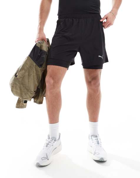 PUMA – Run Velocity – Svarta, 2-i-1 shorts - view 1