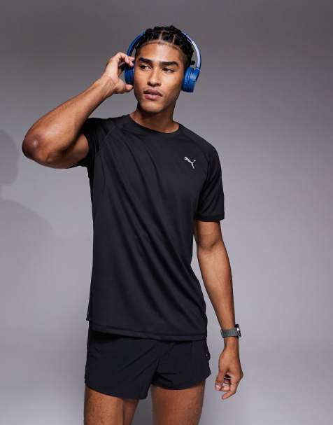Puma Run Velocity t-shirt in black - view 1