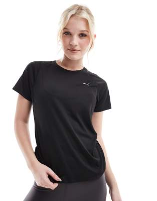 PUMA - Run Velocity - T-Shirt in Schwarz