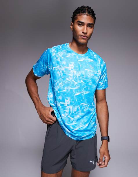 Puma Run velocity t-shirt in speed blue - view 1