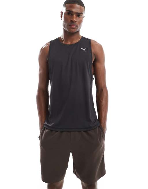 Puma Run Velocity tank top in black, 2 of 4