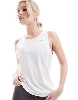 PUMA - Run Velocity - Tanktop in Weiß