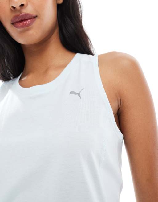 PUMA – Run – Velocity Tri-blend – Ljusblått sportlinne, 3 av 4