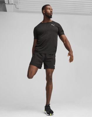 Puma Run Velocity Ultraweave 5" Running Shorts In Puma Black