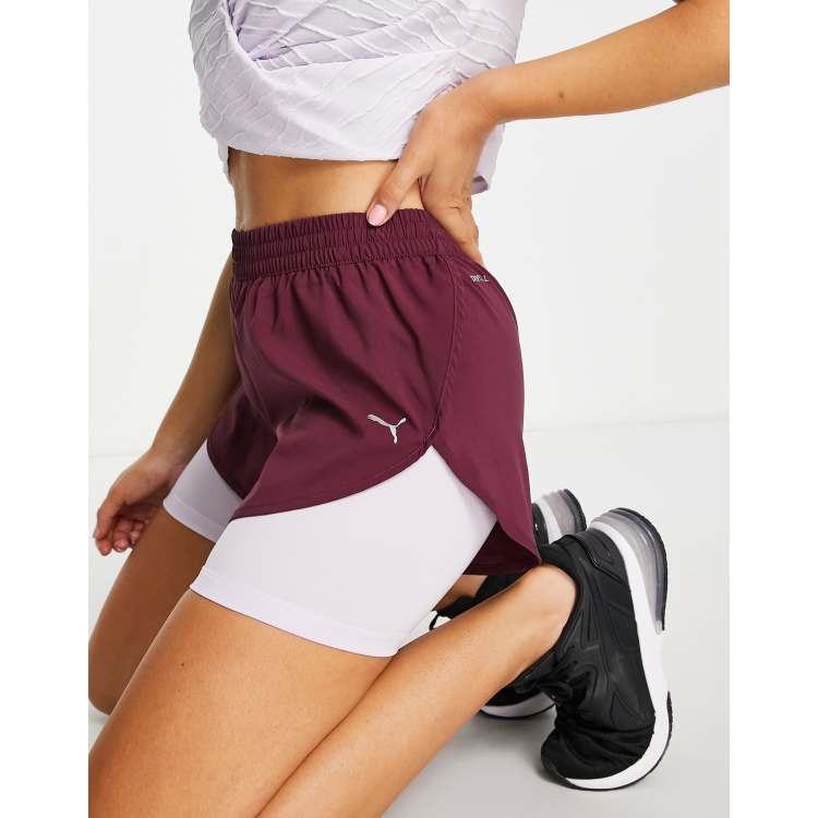 Puma track store shorts purple