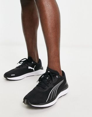 Puma Running Electrify Nitro 2 trainers in black and white