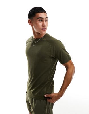 Puma Running Evolve t-shirt in khaki - ASOS Price Checker