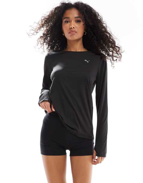 PUMA - Running Favorites - T-shirt met lange mouwen in zwart - view 1