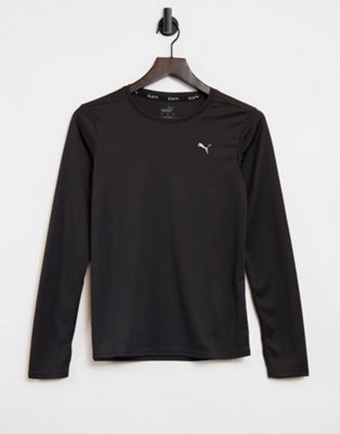 Puma Running Favourite long sleeve t-shirt in black