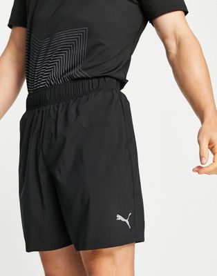 Puma Running Favourite 2-in-1 shorts in black - ASOS Price Checker