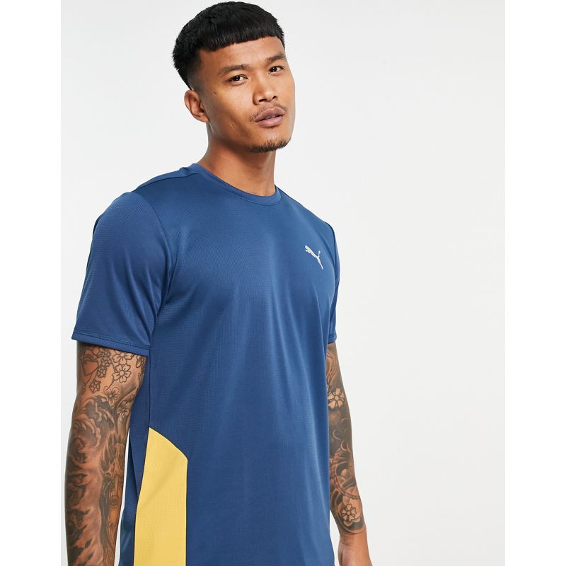 Uomo Activewear PUMA - Running Favourite - T-shirt blu