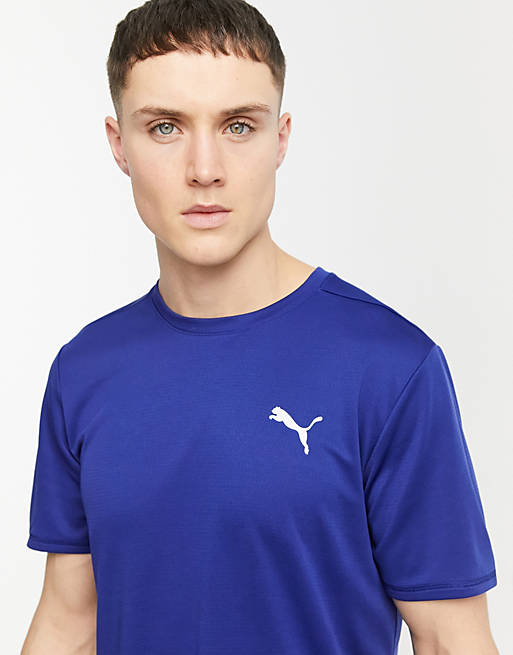 Puma Running Favourite t-shirt in blue | ASOS