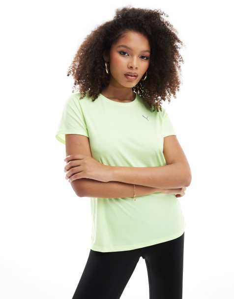 PUMA - Running - Favourite - T-shirt in neon groen - view 1