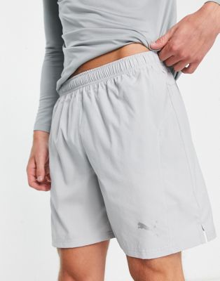 Puma Running Favourite woven 7 inch shorts in grey - ASOS Price Checker