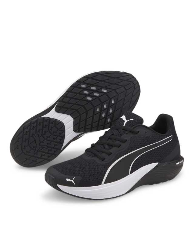 PUMA Running Feline Profoam sneakers in black and white