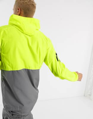 puma yellow running jacket