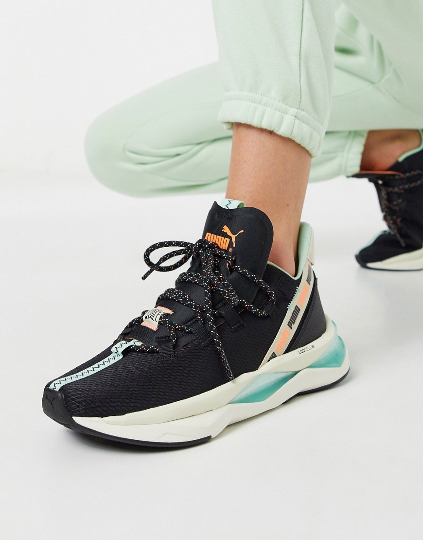 Puma – Running First Mile – LQD Cell Shatter – Svarta sneakers