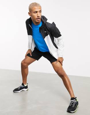 run graphic hooded jacket